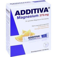 Produktbild von ADDITIVA Magnesium 375 mg Sticks Orange