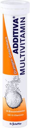 ADDITIVA Multivitamin Brausetabletten Orangen-Geschmack 20 Stück für Sportler, Senioren sowie Schwangere und Stillende – Bild 1 von 1