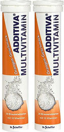 ADDITIVA Multivitamin Brausetabletten Orangen-Geschmack für Sportler, Senioren sowie Schwangere und Stillende – Bild 1 von 1