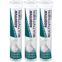 Produktbild von ADDITIVA Multivitamin + Mineral Brausetabletten Mango-Geschmack 60 Stück