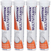 Produktbild von ADDITIVA Multivitamin + Mineral Brausetabletten Orangen-Geschmack für Kinder, Sportler, Senioren sowie Schwangere und Stillende