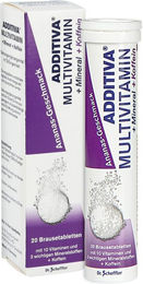 Additiva Multivitamin Mineral Koffein Brausetabletten Ananas – Bild 1 von 1
