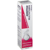 Produktbild von ADDITIVA Multivitamin + Mineral Pfirsich Brausetabletten 20 Stück