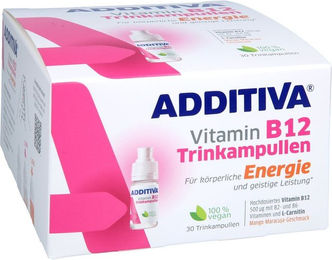 ADDITIVA Vitamin B12 Trinkampullen 30 Stück – Bild 1 von 1