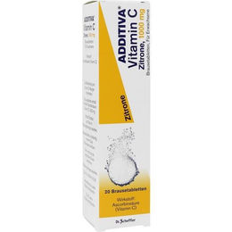 ADDITIVA Vitamin C Brausetabletten mit 1000 mg Ascorbinsäure – Bild 1 von 1