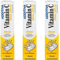 Produktbild von Additiva Vitamin C Brausetabletten mit Ascorbinsäure 1 g 20 Stück