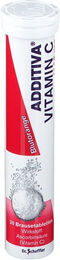 ADDITIVA Vitamin C Brausetabletten mit Blutorange 1000 mg 20 Stück – Bild 1 von 2