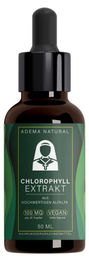 Adema Natural Chlorophyll Extrakt Tropfen vegan pflanzlicher Ursprung ohne Zusatzstoffe – Bild 1 von 6