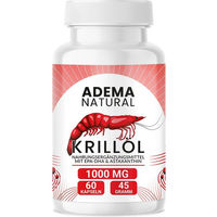Produktbild von Adema Natural Krillöl Kapseln mit Omega 3 Fettsäuren ohne Zusatzstoffe