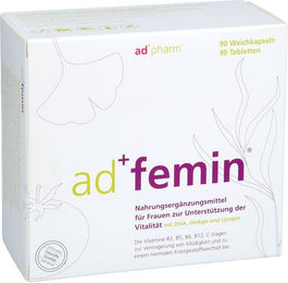 adfemin Vitamine & Mineralien Quartalspackung für Frauen mit Zink, Biotin und Selen, 180 Kapseln – Bild 1 von 1
