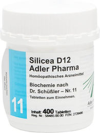 Adler Pharma Biochemie Adler 11 Silicea D12 Tabletten 400 Stück – Bild 1 von 1