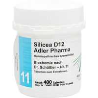 Produktbild von Adler Pharma Biochemie Adler 11 Silicea D12 Tabletten 400 Stück