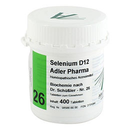 Adler Pharma Biochemie Adler 26 Selenium D12 Tabletten 400 Stück – Bild 1 von 1