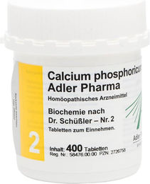 Adler Pharma Calcium Phosphoricum D6 Biochemie nach Dr. Schüßler Nr. 2 Tabletten – Bild 1 von 1