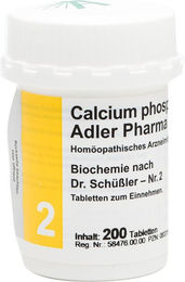 Adler Pharma Calcium phosphoricum D6 Biochemie nach Dr. Schüßler Tabletten – Bild 1 von 1
