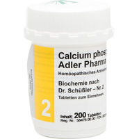 Produktbild von Adler Pharma Calcium phosphoricum D6 Biochemie nach Dr. Schüßler Tabletten