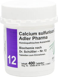 Adler Pharma Calcium Sulfuricum D6 Tabletten nach Dr. Schüßler Nr. 12 – Bild 1 von 1