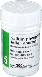 Adler Pharma Kalium Phosphoricum D6 Biochemie nach Dr. Schüßler Tabletten – Bild 1 von 1