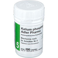 Produktbild von Adler Pharma Kalium Phosphoricum D6 Biochemie nach Dr. Schüßler Tabletten