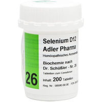 Produktbild von Adler Pharma Selenium D12 Biochemie nach Dr. Schüßler Tabletten
