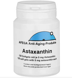AFEGA Astaxanthin Softgel-Kapseln pflanzlicher Ursprung 120 Stück – Bild 1 von 1