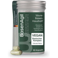 Produktbild von AgilNature BasenAgil Mineralstoff-Komplex Kapseln vegan glutenfrei laktosefrei für Erwachsene 90 Kapseln