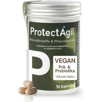 Produktbild von AgilNature Prä- & Probiotika Komplex mit Bacillus coagulans, B-Vitaminen & Akazienfaser, 90 vegane Kapseln, glutenfrei und laktosefrei für Erwachsene