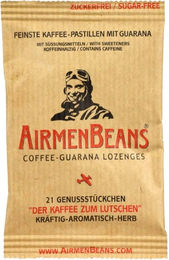 AirmenBeans Kaffee-Pastillen mit Guarana zuckerfrei 21 Stück – Bild 1 von 2