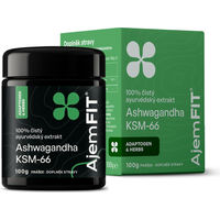 Produktbild von AjemFIT Ashwagandha KSM66 Pulver ohne Zusatzstoffe 100 g
