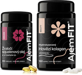 AjemFIT Beauty-Kollagen-Kombi Hautunterstützung Kapseln für Frauen Männer und Sportler – Bild 1 von 2