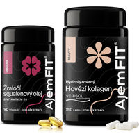 Produktbild von AjemFIT Beauty-Kollagen-Kombi Hautunterstützung Kapseln für Frauen Männer und Sportler