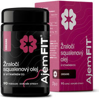 Produktbild von AjemFIT Haifisch-Squalenöl mit Vitamin D3 90 Kapseln