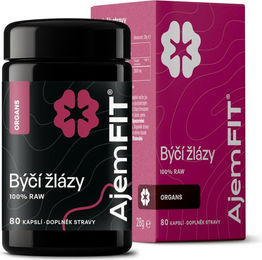 AjemFIT Rohe Rinderdrüsen Kapseln ohne Zusatzstoffe 80 Stück 28 g – Bild 1 von 2