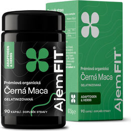 AjemFIT Schwarzes Maca Kapseln ohne Zusatzstoffe 90 Stück – Bild 1 von 1