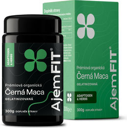 AjemFiT Schwarzes Maca Pulver ohne Zusatzstoffe 300 g – Bild 1 von 2