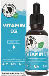 Aktiv Naturheilmittel Vitamin D3 Tropfen 1000 I.E vegetarisch – Bild 1 von 2
