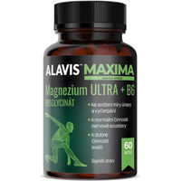 Produktbild von Alavis Maxima Magnesium Ultra B6 Bisglycinat Kapseln für Erwachsene und Senioren 60 Kapseln