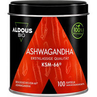 Produktbild von Aldous Bio Ashwagandha Kapseln Bio ohne Zusatzstoffe 180 Stück