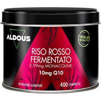 Produktbild von Aldous Bio Fermentierter Roter Reis mit Ubiquinon und 2,99 mg Monacolin Tabletten 400 Stück gluten- und laktosefrei