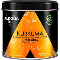 Produktbild von Aldous Bio Kurkuma Kapseln mit standardisiertem Extrakt