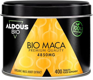 Aldous Bio Maca Extrakt Tabletten Bio ohne Zusatzstoffe 400 Stück – Bild 1 von 6