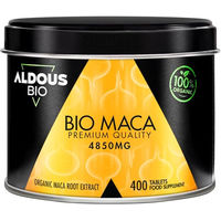 Produktbild von Aldous Bio Maca Extrakt Tabletten Bio ohne Zusatzstoffe 400 Stück