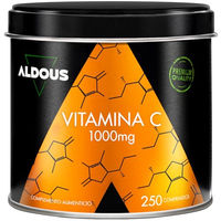 Produktbild von Aldous Bio Vitamin C Ascorbinsäure 1000 mg Tabletten ohne Zusatzstoffe gluten- und laktosefrei