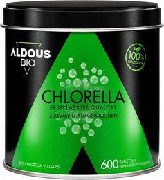 Aldous Chlorella Tabletten Bio Vegan 600 mg 100 Stück – Bild 1 von 3