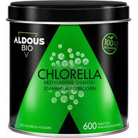 Produktbild von Aldous Chlorella Tabletten Bio Vegan 600 mg 100 Stück