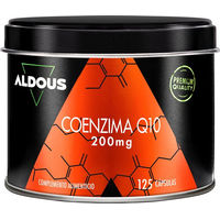 Produktbild von Aldous Coenzym Q10 Ubichinon 200 mg Kapseln vegan 125 Stück