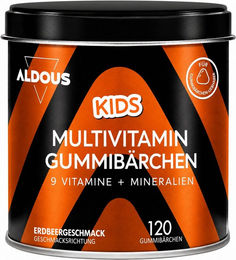 Aldous Haar-Vitamine Gummis für Kinder vegan glutenfrei laktosefrei ohne Gelatine 120 Stück – Bild 1 von 2