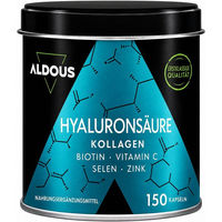 Produktbild von Aldous Hydrolysiertes Kollagen mit Hyaluronsäure Kapseln glutenfrei und laktosefrei 150 Stück