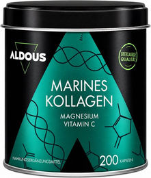 Aldous Kollagen Kapseln mit marinem Fisch Typ I und Typ III glutenfrei und laktosefrei – Bild 1 von 3