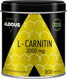 Aldous L-Carnitin Tabletten vegan glutenfrei laktosefrei ohne Zusatzstoffe – Bild 1 von 3